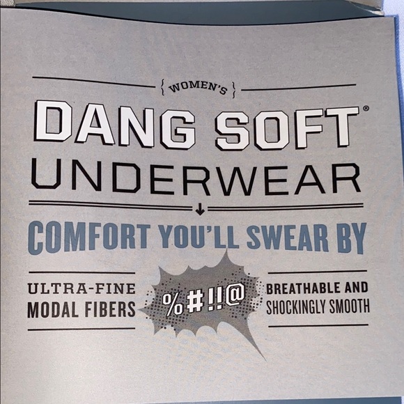 Duluth Trading Co Floral Print Panties - Cream and Purple - Picture 4 of 5